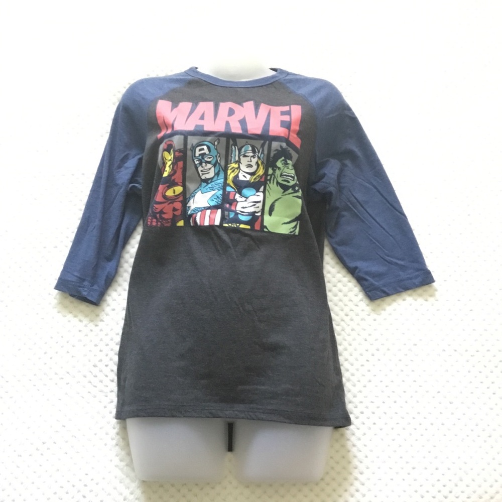 MARVEL SZ Small Baseball Tee EUC